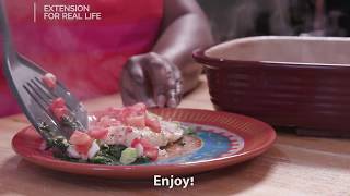 Food Factor: Fish and Spinach Bake