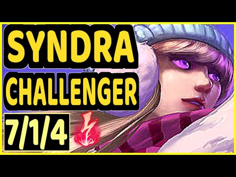 CHUCHUZ (SYNDRA) - 7/1/4 KDA CHALLENGER GAMEPLAY - OC