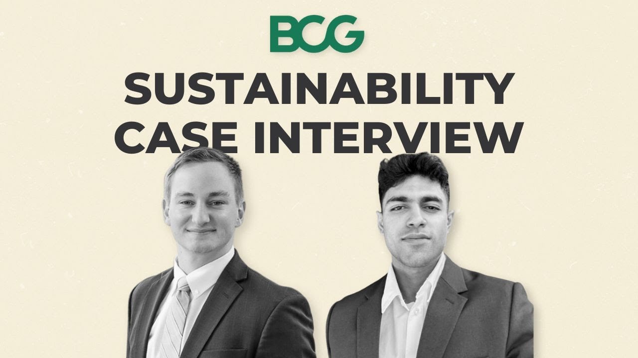 BCG Sustainability Case Interview Example