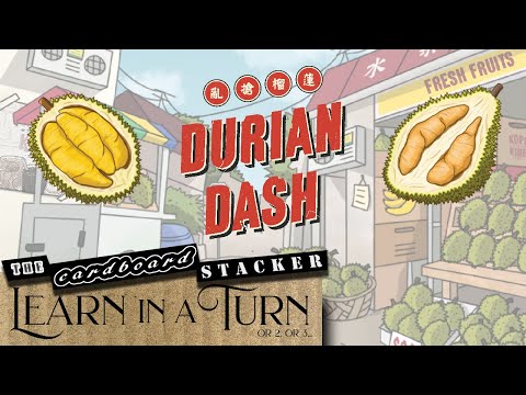 How to Play Durian Dash (Origame) | Learn in a Turn | The Cardboard Stacker