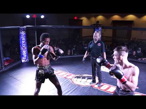 ARRON HUDSON VS AIDEN RUBECK 155 LB K1 RAGE IN THE CAGE 8