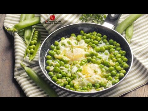 UOVA E PISELLI IN PADELLA