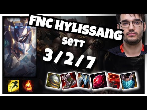 Sett vs Leona FNC Hylissang SUPPORT (3/2/7) - v11.1