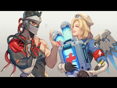 Overwatch : Escaping From 4 Ultimates As Mercy