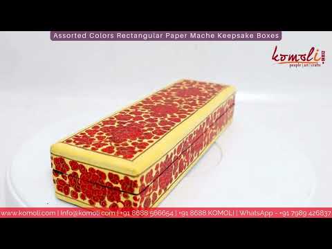 Glossy custom color handmade hand painted wooden boxes - cus...