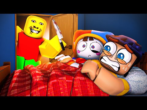 Roblox CRAZY DAD with POMNI in Jeffy and Marvin's World!