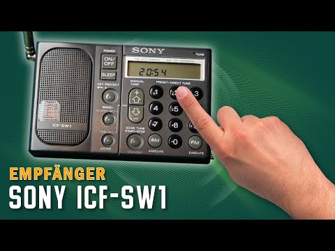 Sony ICF-SW1 📻 Mini Weltempfänger aus den 80ern