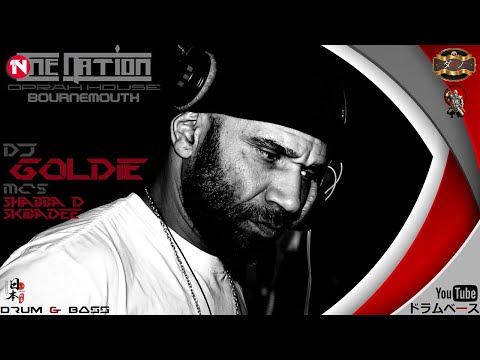 DJ Goldie & MC's Shabba D & Skibadee - One Nation/Oprah House/Bournemouth ドラムベース