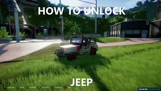 HOW TO UNLOCK THE ORIGINAL 1993 JEEP Jurassic World Evolution