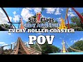 Every Roller Coaster At Six Flags Great Adventure POV 5K 2025