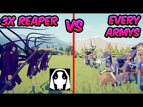 3X REAPER VS EVERY TEAMS ⚔️😱😱| TABS - Totally Accurate Battle Simulator