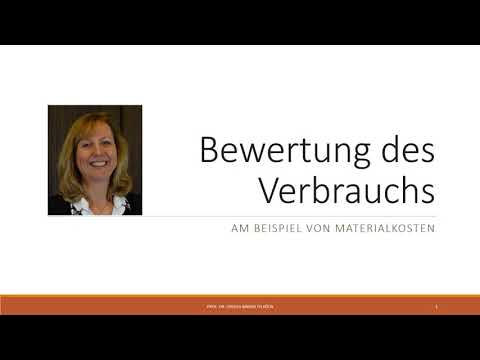 Controlling-Tutorial: Bewertung des Verbrauchs - Materialkosten