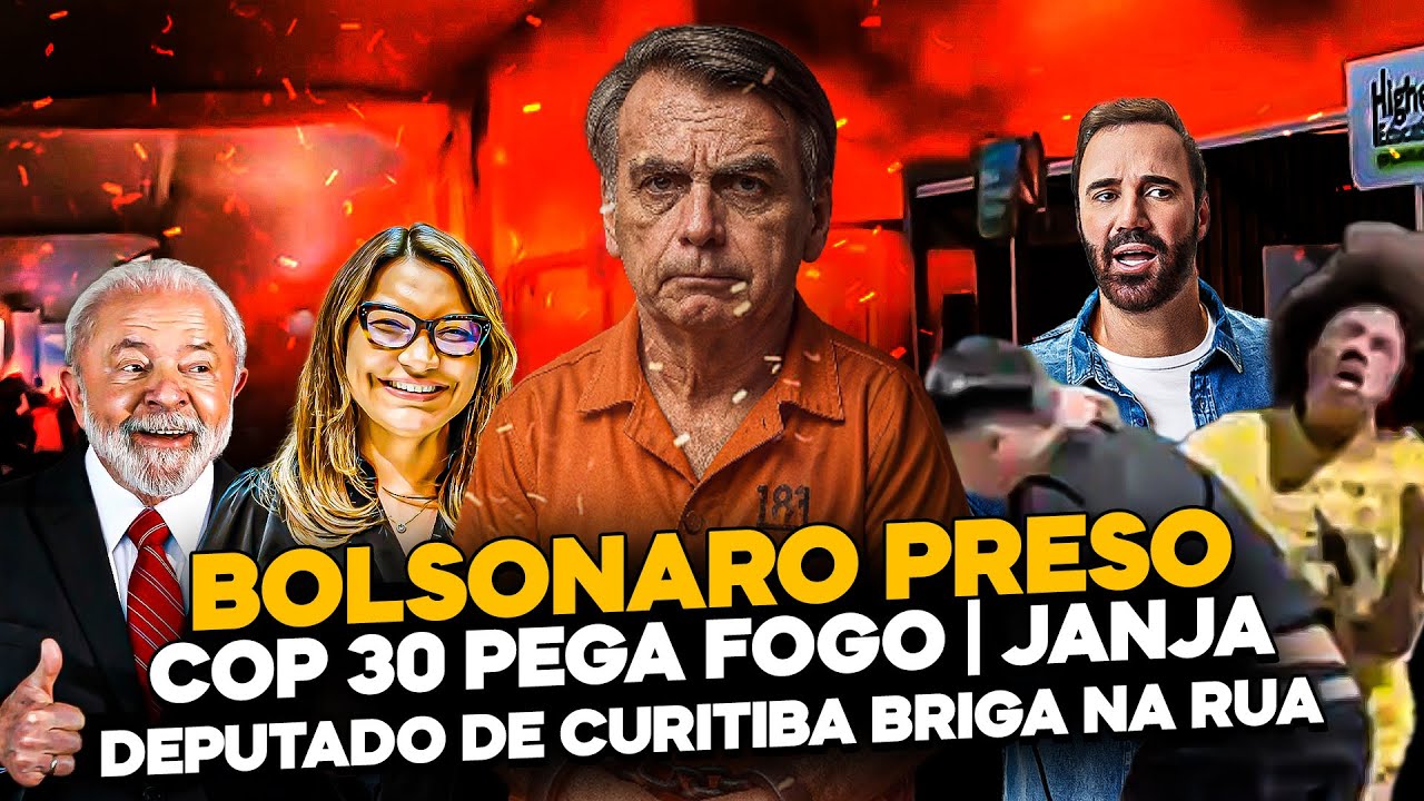 BOLSONARO PRESO | COP 30 PEGA FOGO | JANJA | DEPUTADO LEVA SOCO - COMÉDIA STAND UP DIOGO PORTUGAL