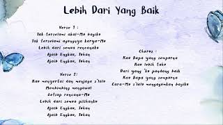 Download lagu Lebih Dari Yang Baik | Cipt. Stephanie Erastus mp3 Download lagu Lebih Dari Yang Baik | Cipt. Stephanie Erastus mp3