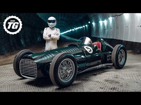 BRM’s Supercharged V16 F1 Car Sounds INSANE | TG Tunnel Run Ft. THE STIG