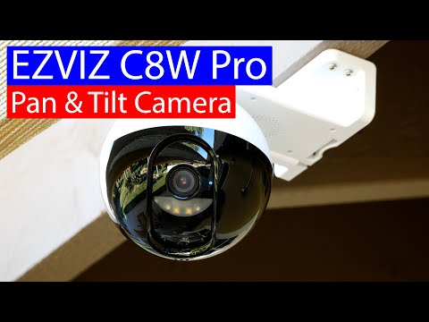 EZVIZ C8W Pro Review | Unboxing, Install, App, Daytime and Nighttime Footage, Human Tracking