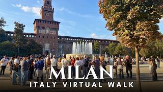 Milan on a Friday 🇮🇹 Walking from Sforza Castle to Galleria Vittorio Emanuele II