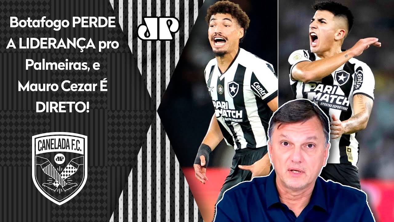 "SÃO SÓ OS FATOS, cara! O BOTAFOGO..." Mauro Cezar FALA VERDADES após Palmeiras VIRAR LÍDER!