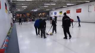 preview picture of video 'Curling for the first time'