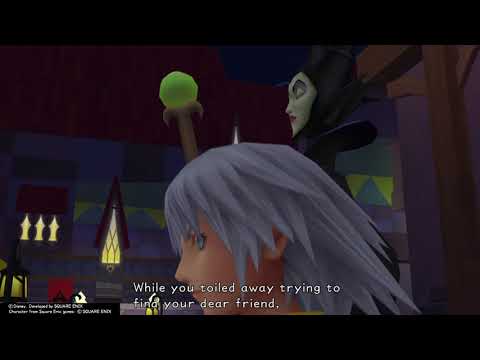 Kingdom Hearts Final Mix (PS4) Cutscene #49 Maleficient tempts Riku into Darkness