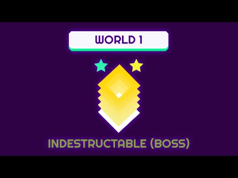 "Indestructable" [BOSS] 100 % (WORLD 1) | The Impossible Game 2 - YouTube