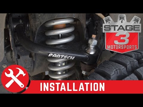 2009-2013 F150 4WD Fabtech Uniball Upper Control Arms Install