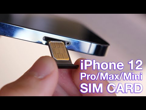 How to Insert/Remove SIM Card to iPhone 12 (Pro)