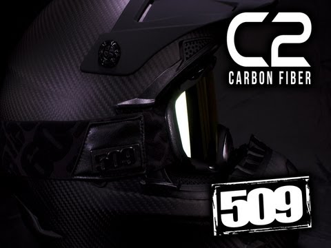 C2 Carbon Fiber Helmets by 509 - Matte, Gloss, and Chris Burandt