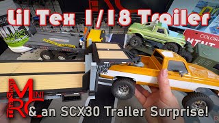 This Scale 1/18 RC Trailer Is Next Level! Fused RC Solutions Trailer Review & SCX30 Trailer Surprise