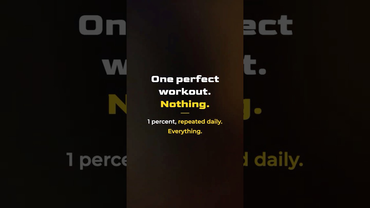 The 1 Percent Rule: How Small Daily Wins Compound in Fitness | Video Guide