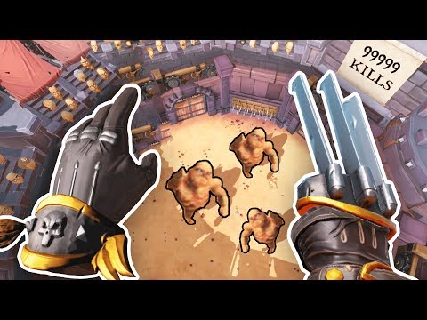 FLYING GLADIATOR ATTACKS FROM THE SKY (GORN Gladiator Simulator VR Funny Gameplay HTC Vive)