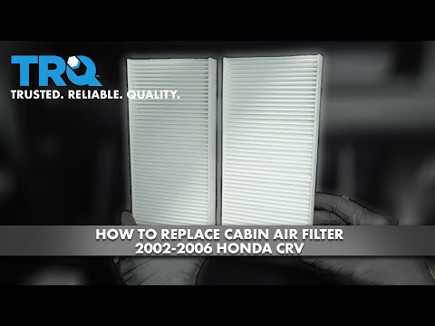 How to Replace Cabin Air Filter 2002-2006 Honda CR-V