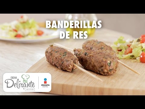 Receta de banderillas saludables