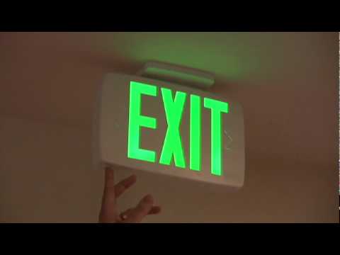 27 Replacing Exit Sign Batteries