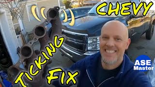 Chevy Ticking noise fix exhaust manifold