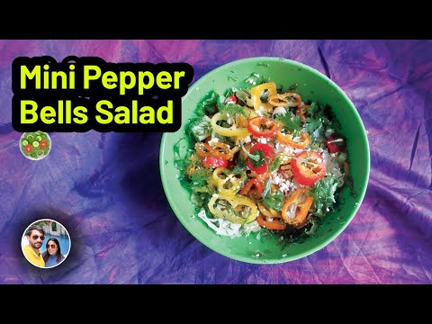 Mini pepper bells salad/Tasty Healthy Salad/Salad recipe/Easy and quick salad recipe/Vegrecipe/Salad
