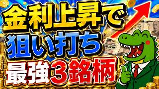 【投資初心者必見】金利上昇はかなりチャンスなのか！？このタイミングだから保有しておきたい最強3銘柄をご紹介！狙え！