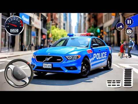 Police Car Chase Simulator 3D Game - Real Cop Cars Driving Simulator 2025 - Android GamePlay
