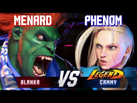 SF6 ▰ MENARD (Blanka) vs PHENOM (Cammy) ▰ High Level Gameplay