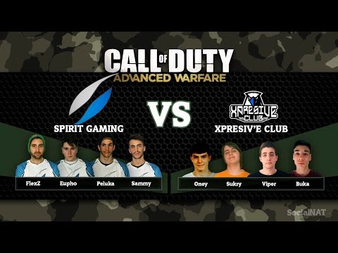 GGCUP COD Advanced Warfare fase de grupos: Spirit Gaming VS XPRESIV'E Club