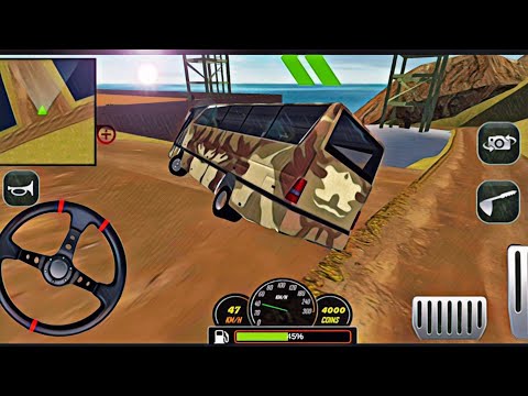 Army Bus Transporter Coach Fun - Android Gameplay