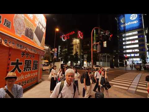 【4K】Test night videowalk in Akihabara