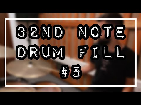 32nd note drum fill #5 | Drum lesson - Ariel kasif