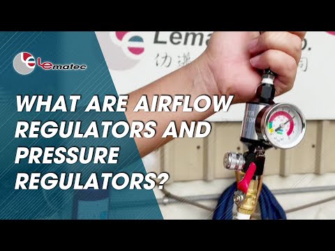 What is the difference between airflow regulators and pressure regulators and how to use on tools?