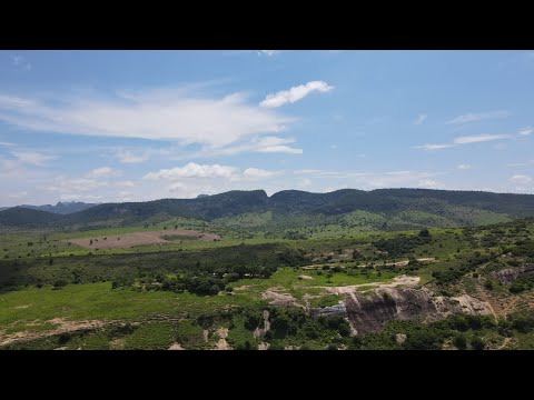 Voo sobre a cidade de Rubim MG. 