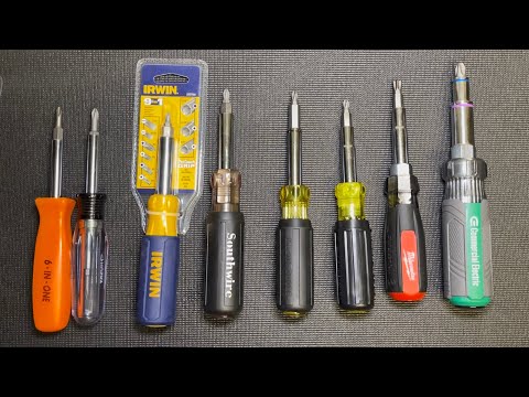 Multi-Bit Screwdrivers: HDX, Husky, Southwire, Irwin, Klein Tools, Commercial Electric, Milwaukee