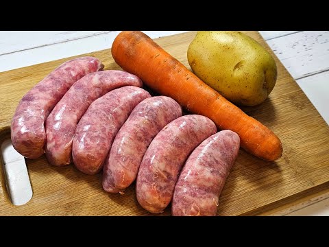Se você tiver em casa 1 batata, 1 cenoura e linguiça toscana! Receitas fáceis e rápidas