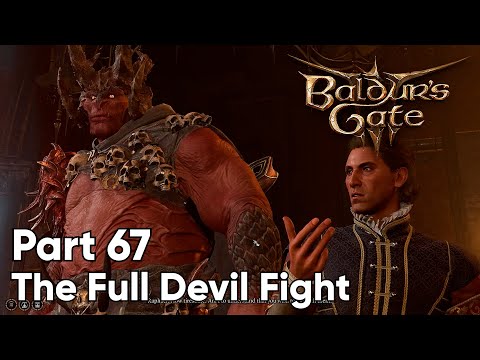 Baldur's Gate 3 Walkthrough. Part 67 The Full Devil Fight. Full release. PC