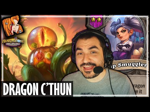 DRAGON C’THUN IS ACTUALLY PRETTY COOL! - Hearthstone Battlegrounds