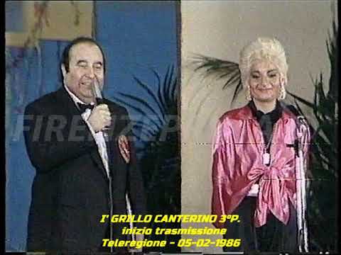 I' Grillo canterino - II stagione, inizio 3a puntata. Teleregione - 05-02-1986